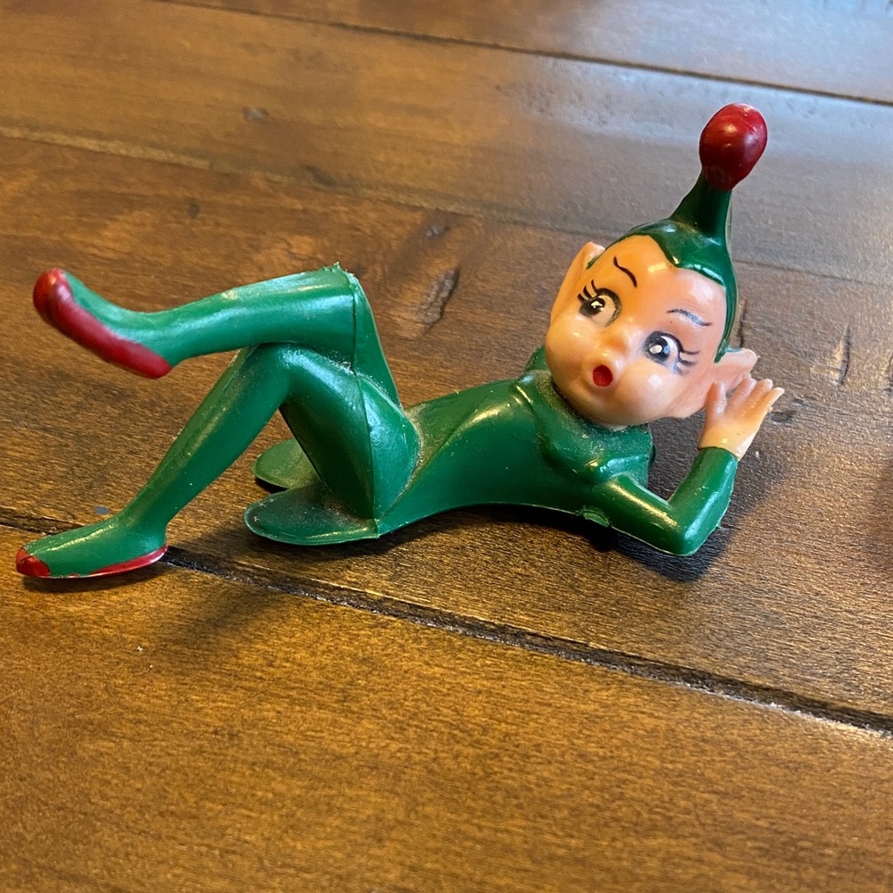 Vintage made in Hong Kong rubber pixie elf